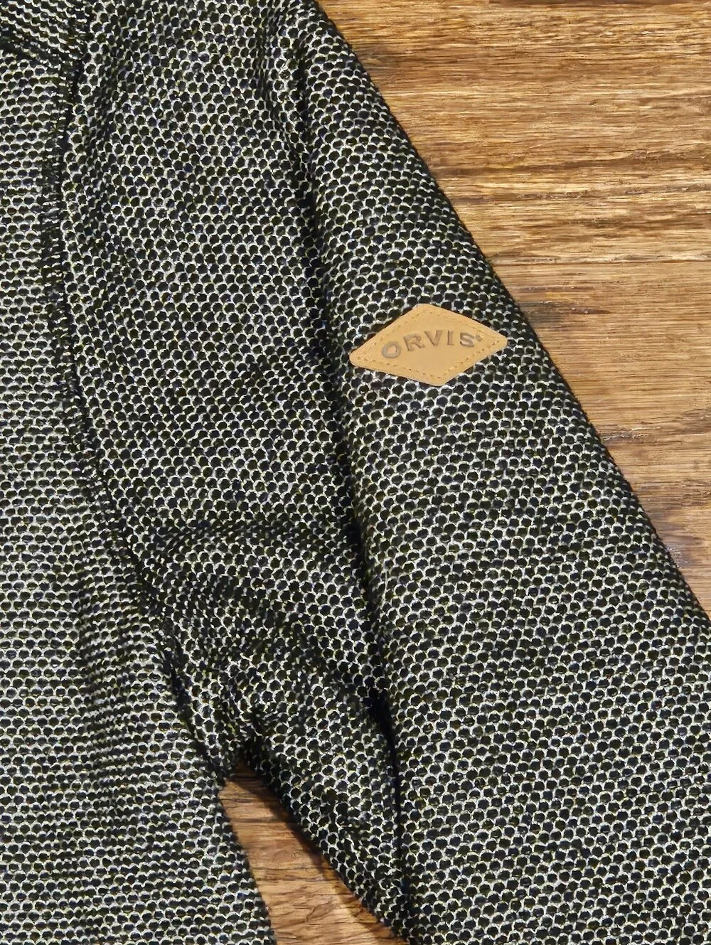 Orvis Men's Gray Sherpa-Lined Fleece 1/4 Zip Pullover - Size XL